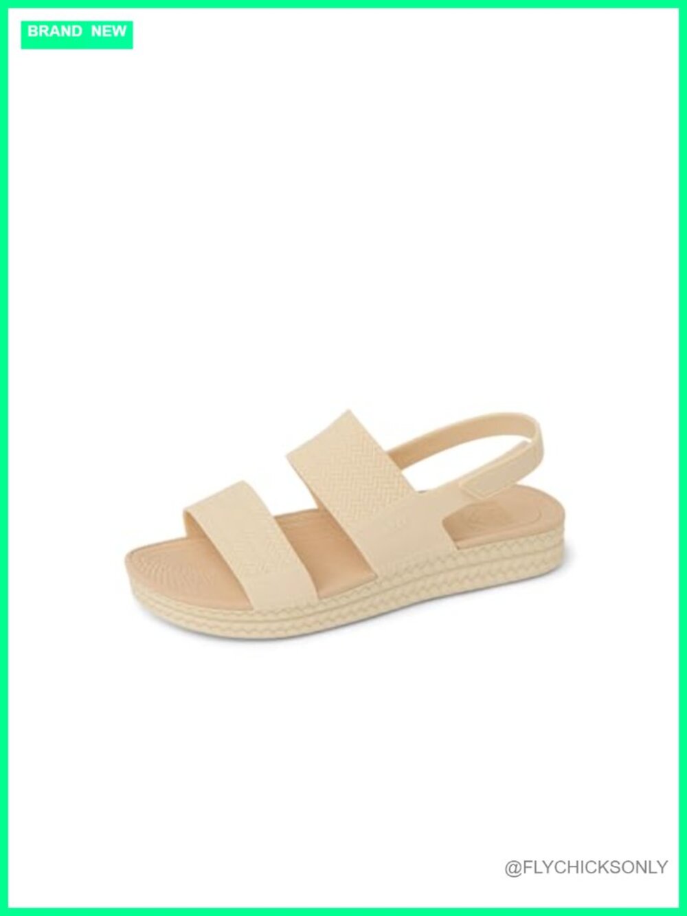 Women's Water Friendly Slide Sandals with Hook & Loop Closure
